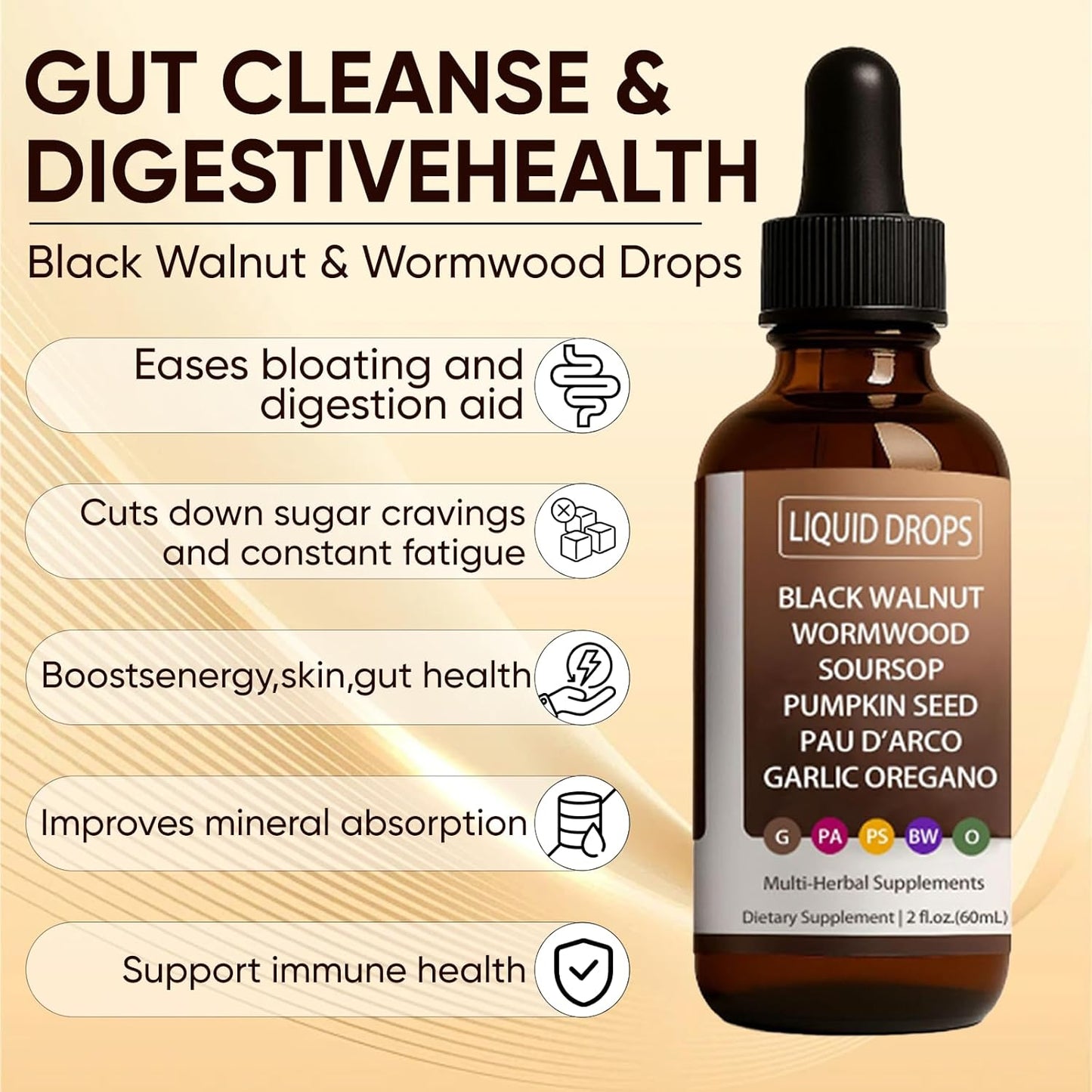 Gentle Herbal Gut Cleansing Tincture