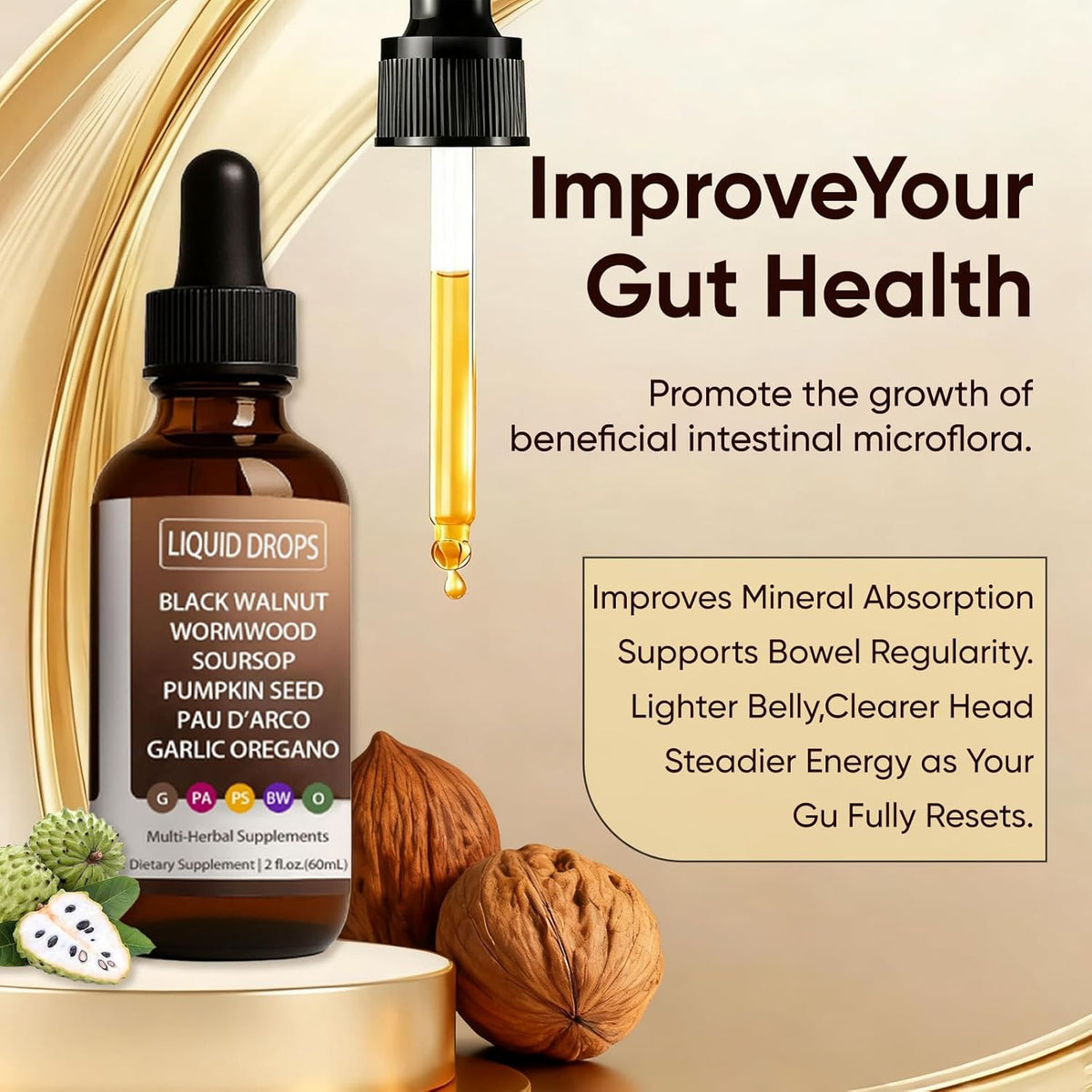 Gentle Herbal Gut Cleansing Tincture