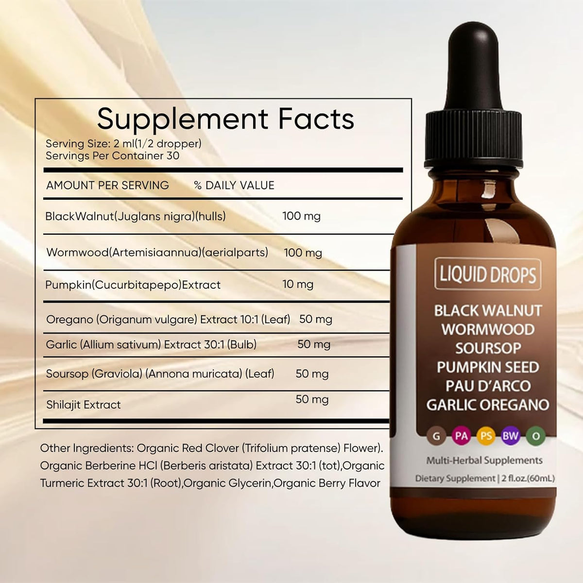 Gentle Herbal Gut Cleansing Tincture